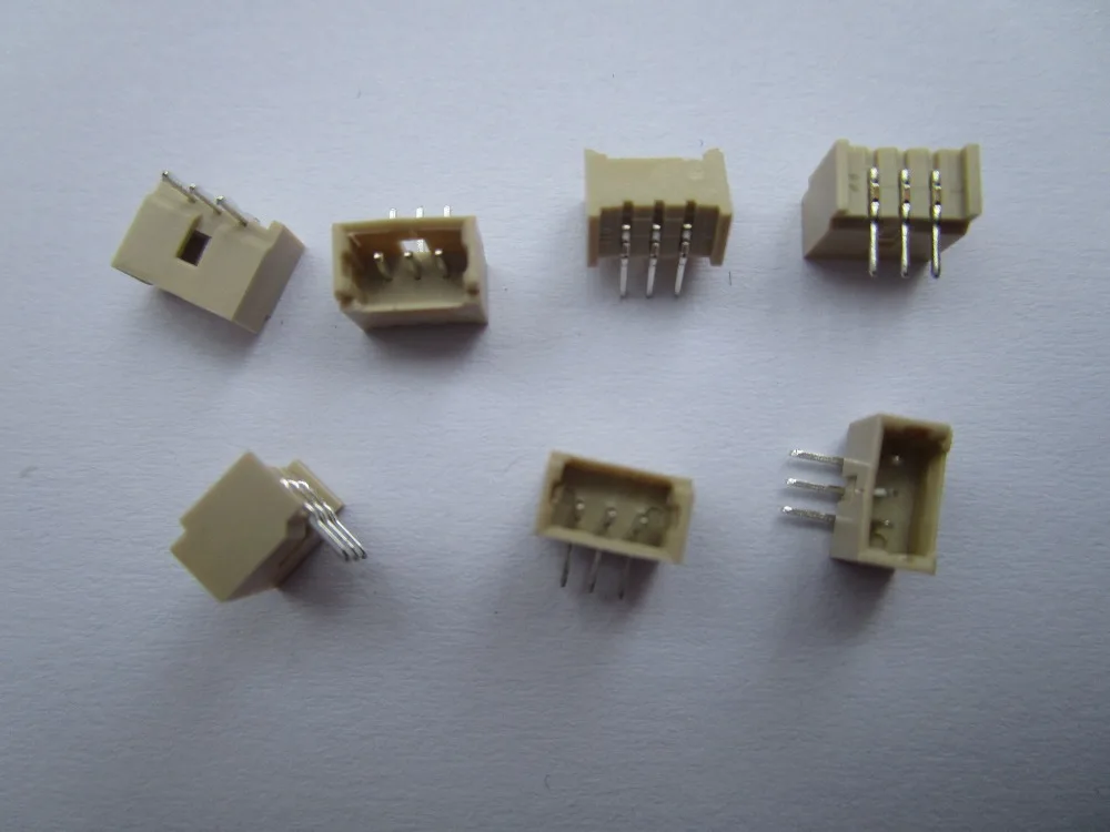

1000 pcs Micro 1.25mm Pitch 3 Pin Right Angle Male Plug Connector