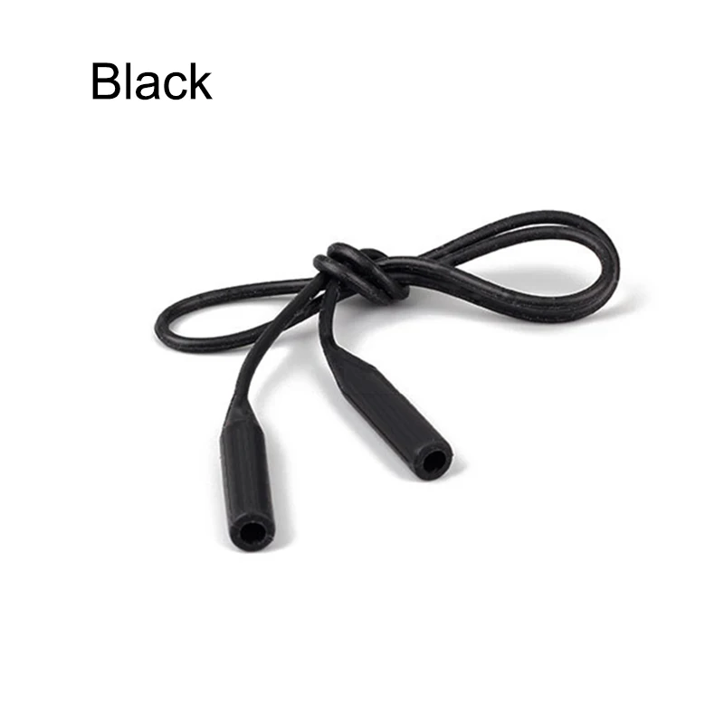 Новинка 56 см силиконовые очки ремешок на цепочке держатель кабеля шейный ремешок для чтения очки Хранитель DO99 - Цвет: Черный