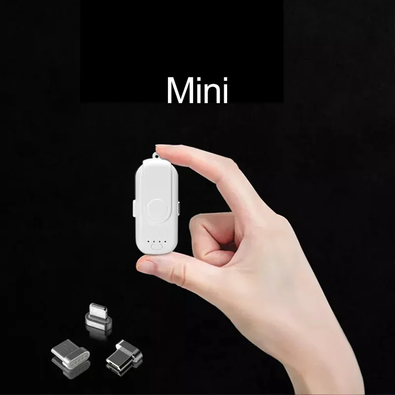 

Finger Charging Powerbank Magnetic attraction Power Bank Charger for iPhone Android Type C Moblie Phones for xiaomi redmi note 7