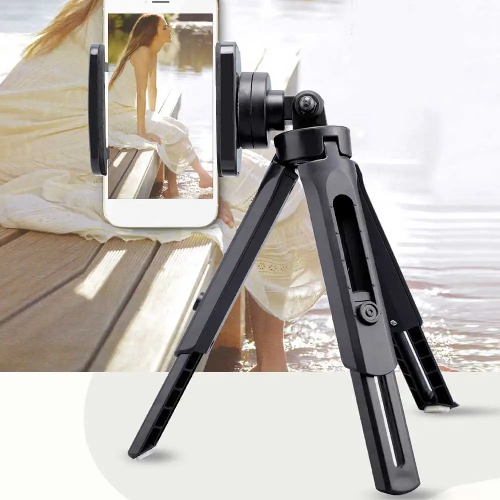 

Mobile Phone Clip Tripod Live Clip Video Horizontal Vertical Self-Timer Fixed Stem Universal Support ND998