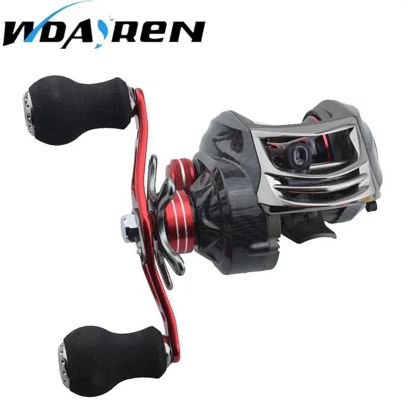 

12 + 1BB Bearings Stealth Super Light Carbon Body 215g 6.3: 1 Fresh / Salt Water Baitcasting Fishing Reel Lure Fishing Reel