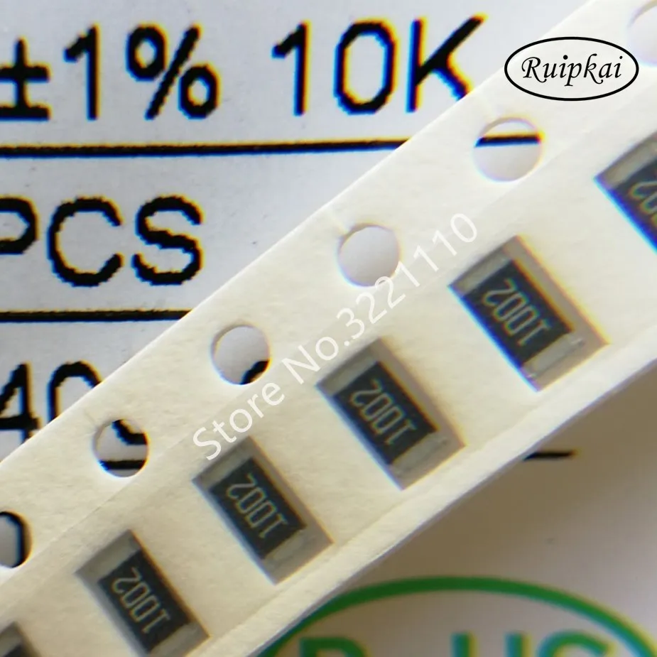 200PCS 3216 10K ohm Marking 1002 Thick film general purpose chip