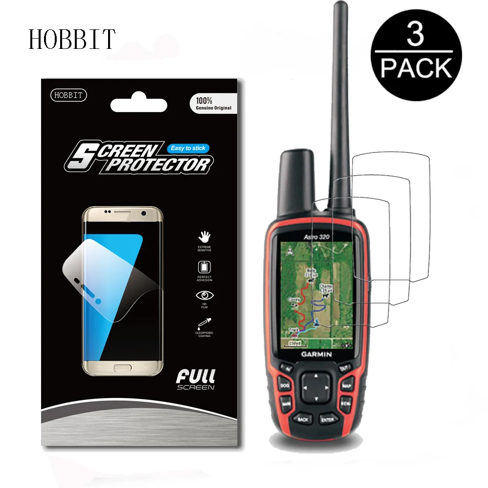 

3Pack For Garmin Astro 320 220 Hiking Handheld GPS Navigator Explosion-proof Screen Protector High Clear Anti-shock Film