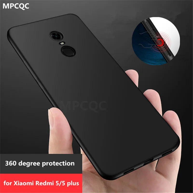 Mpcqc для Xiaomi реди 5A 5 люкс задняя Матовая Мягкий силиконовый Полный Чехол Redmi плюс
