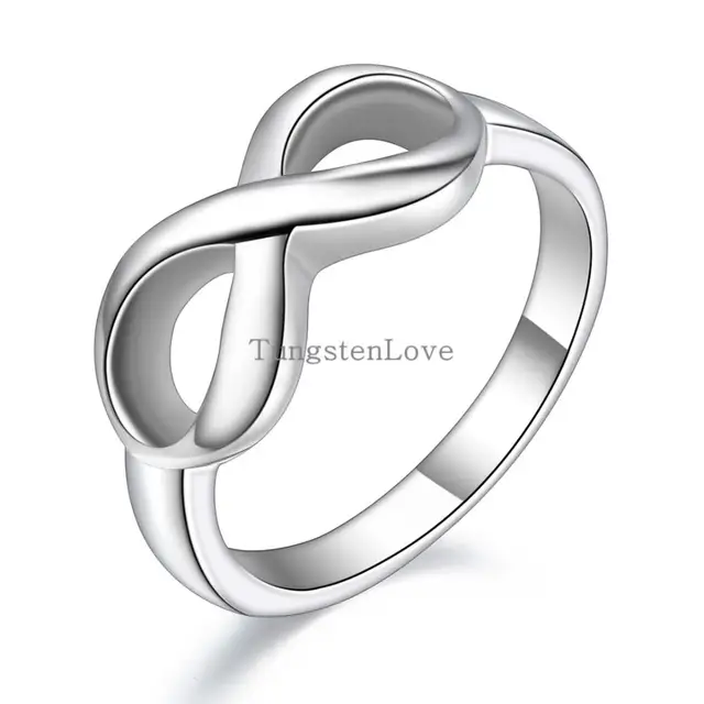 hot romantic stainless steel infinity symbol love promise ring size 11 promise ring