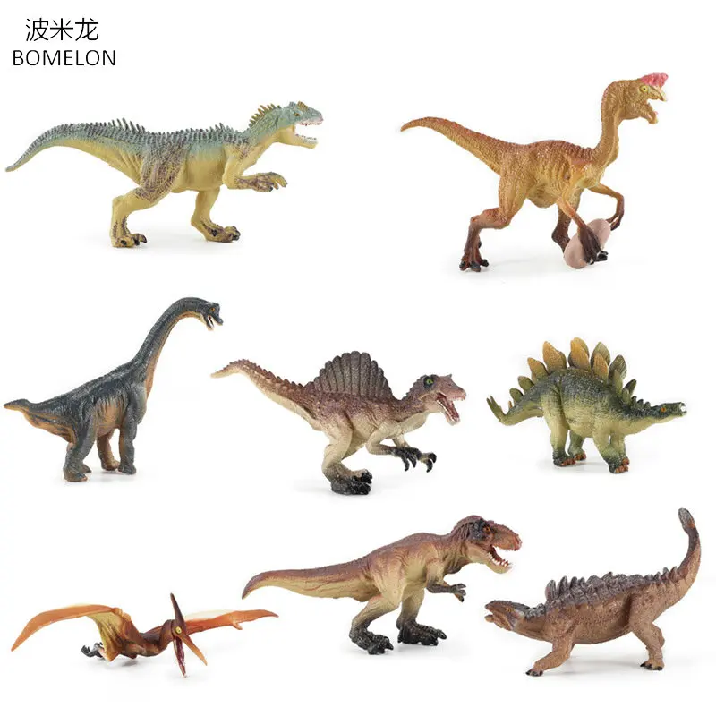 

8PCS/set Simulation Solid Dinosaur Toys PVC Collecta Dinosaurs Figures Oviraptor/Pteranodon/ Animals Model Toys For Boys Gifts