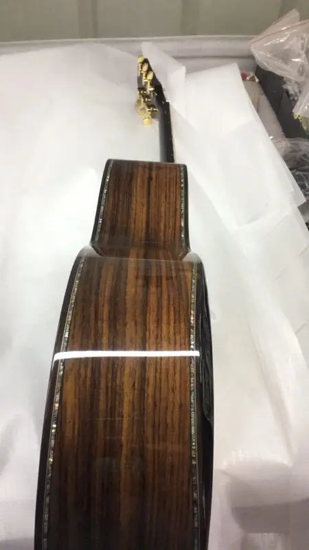 Табачная sunburst body cut Chaylor Акустическая гитара Real abalone solid top SP14 акустическая