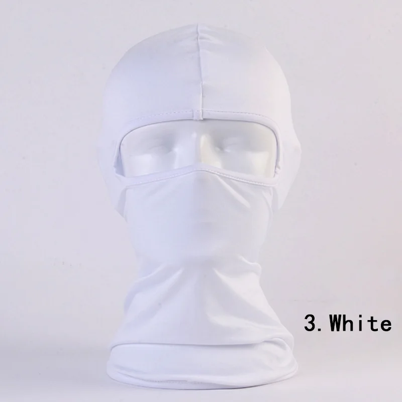 Новая Балаклава маска ветрозащитные маски для лица и шеи ниндзя головной убор Кепка унисекс Зимние Повседневные однотонные маски в виде шляп - Цвет: 3