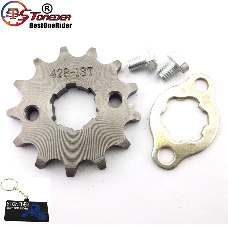 STONEDER 428 13 Tooth 20mm Front Chain Sprocket Gear For ATV Quad Pit Dirt Bike 50cc 70cc 90cc 110cc 125cc 140cc 150cc 160cc | Автомобили