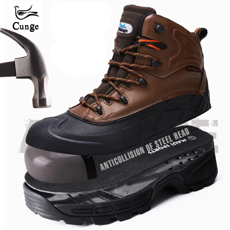 iron steel safety shoes