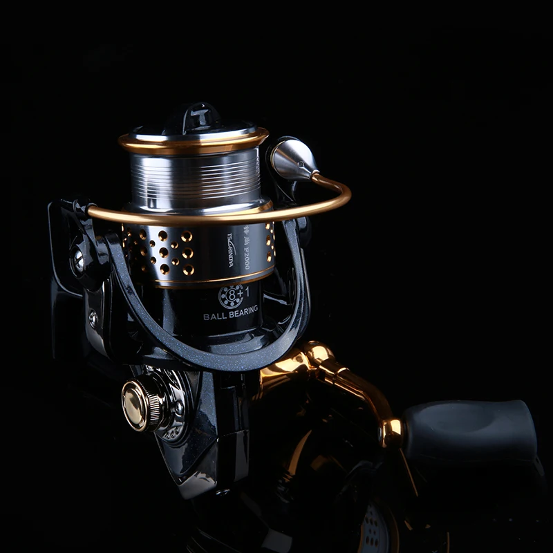 Tsurinoya F2000 المياه المالحة 8 + 1BB الغزل بكرة الصيد مع قطع بكرة السحب الطاقة 6 كجم 230g الحق/ اليد اليسرى المياه المالحة الكارب بكرة