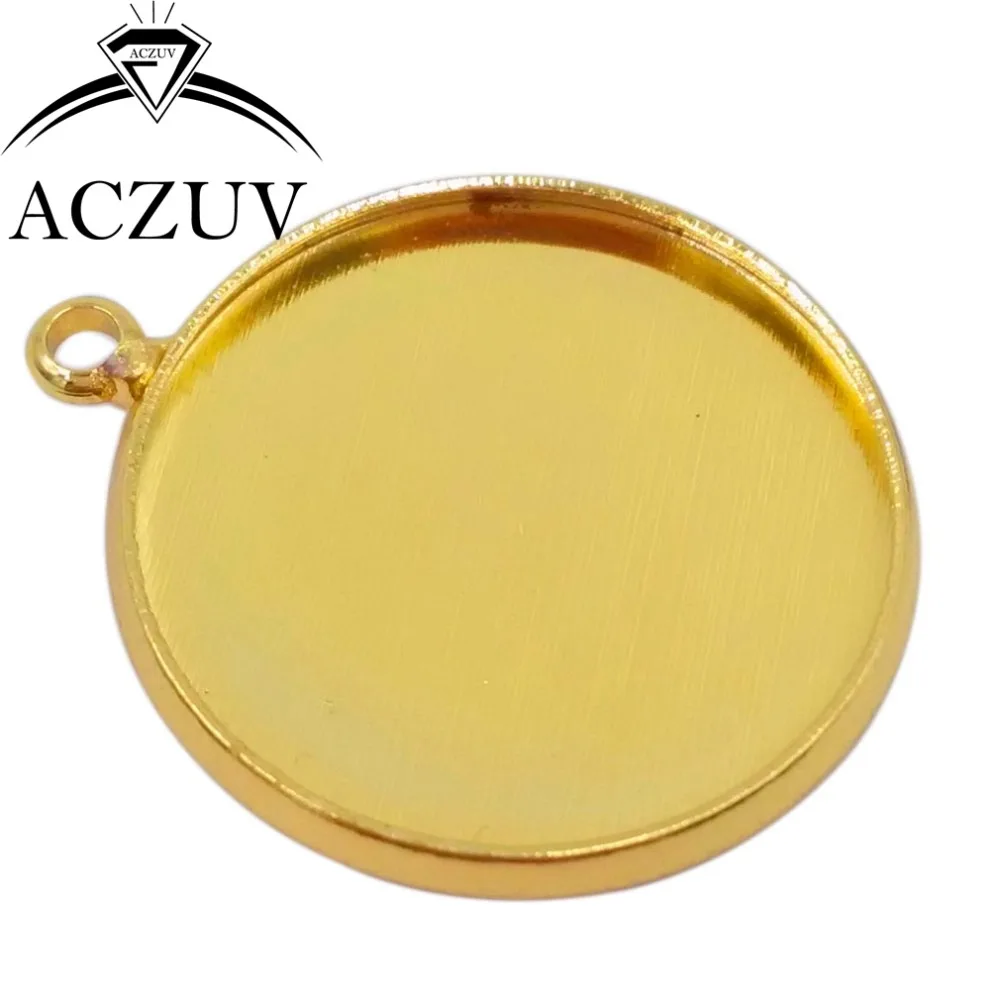 500pcs Gold Plated 10mm 12mm 14mm 16mm 18mm 20mm 25mm Round Bezel