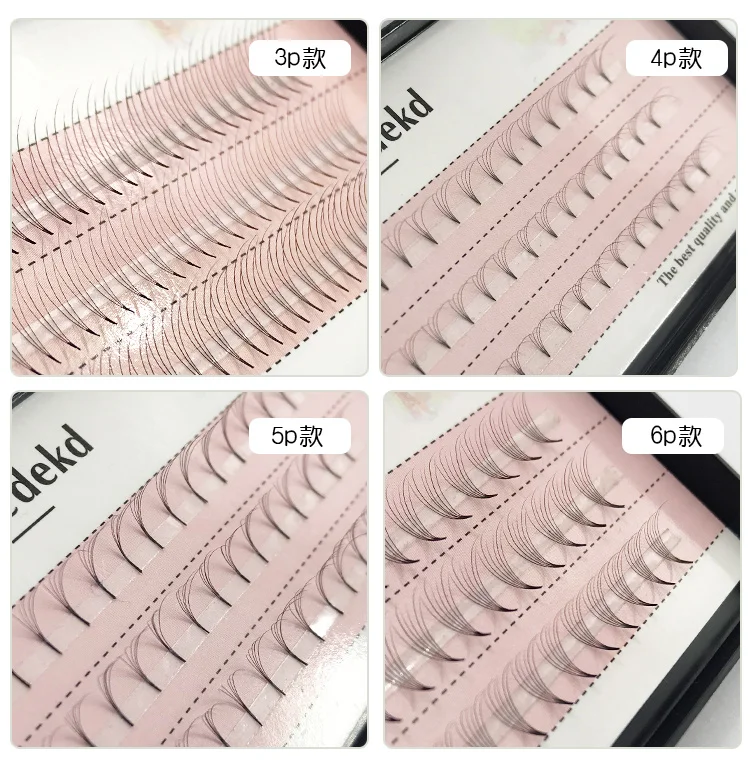 Iflovedekd Объемные Накладные ресницы 3D, натуральные Мягкие Накладные ресницы для макияжа, Индивидуальные Накладные ресницы C/D Curl 0,07/0,10 мм