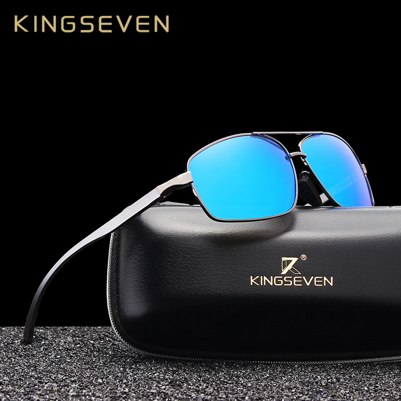 

KINGSEVEN 2019 Aluminum Brand Fashion Men Women Polarized Sunglasses UV400 Protection Sun Glasses Male Driving Eyewear Oculos