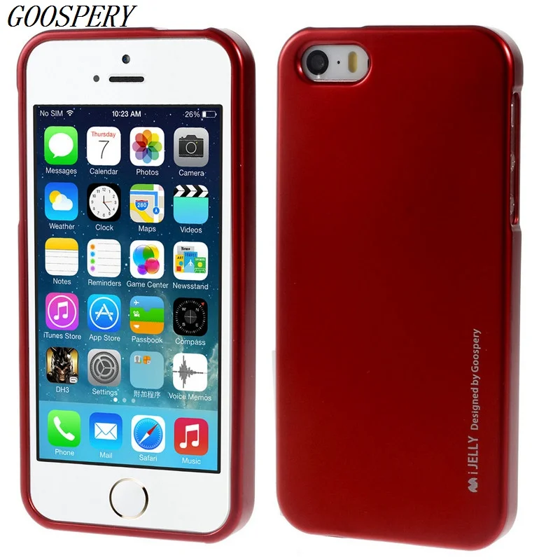 For iPhone SE Case Original MERCURY GOOSPERY i JELLY ...
