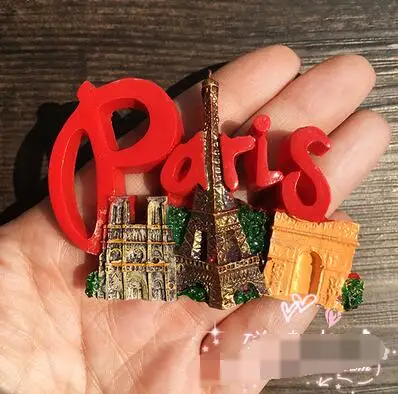 Лидер продаж Новые магнитные время Франция Париж Милан экспорта Европейский туристический пейзаж магнит на холодильник Стикеры Home Decor