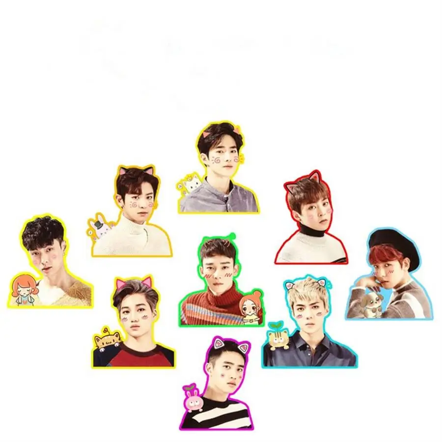 kpop exo the war chanyeol baekhyun adhensive sticker for mobile phone