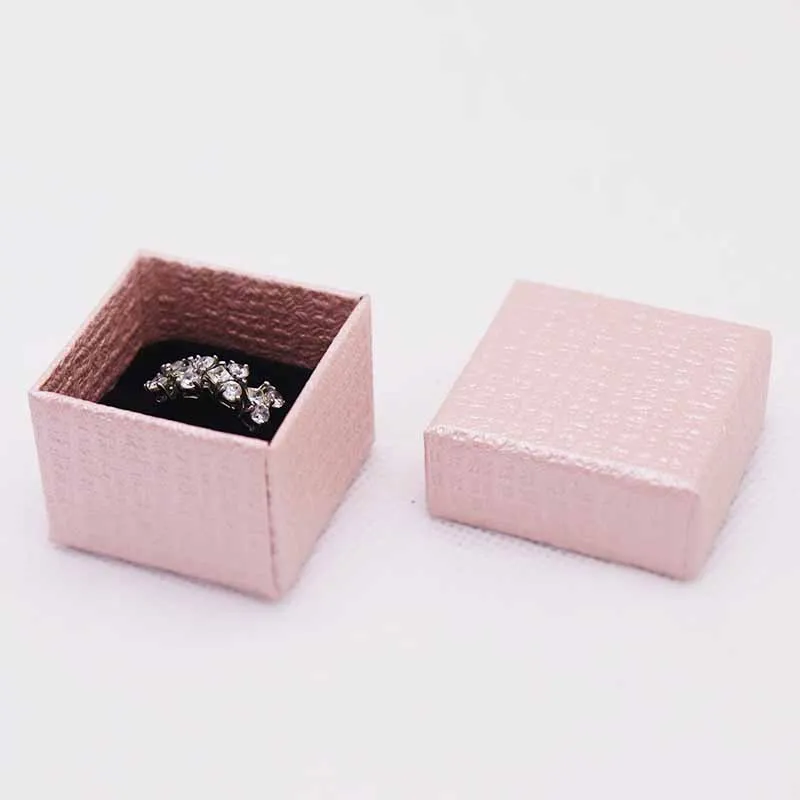 Твердые коробки коробка для демонстрации колец коробка цвета черный/белый/светло-фиолетовый/желтый другие размеры милые деликатные полезные ювелирные изделия упаковка для хранения