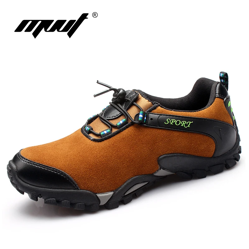 

Quality Men Outdoor Hiking Shoes Professional anti-skid men climbing shoes waterproof Breathable mountain climbing boots