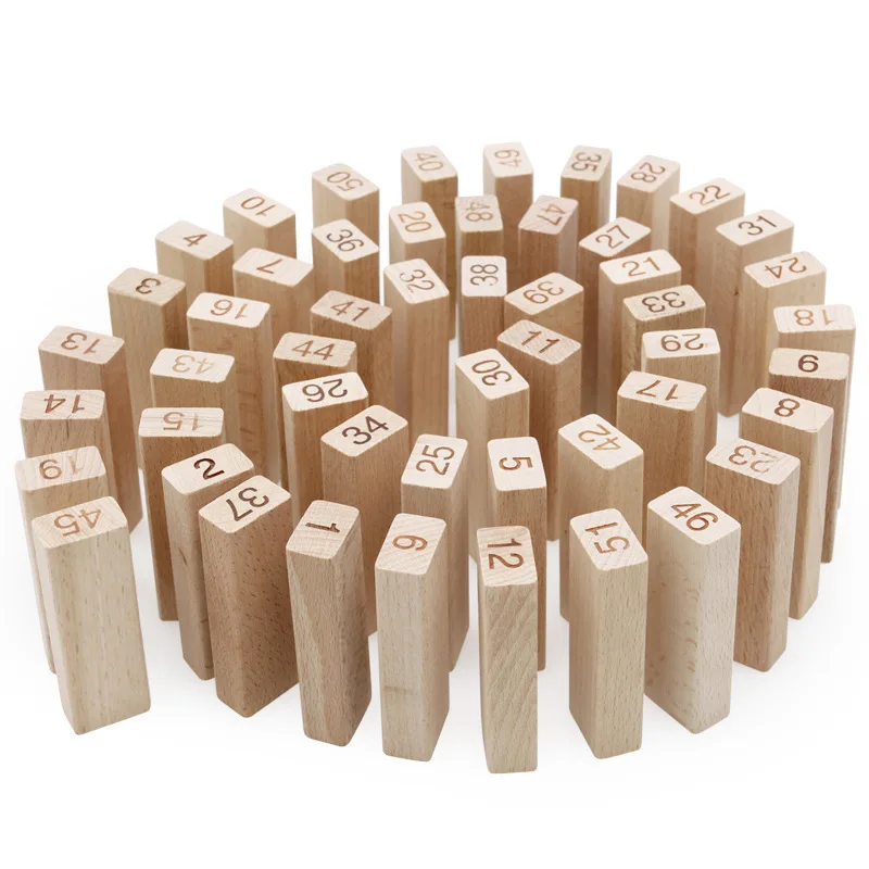 

Kids Wooden Math Dominoes Block Toy Double Side Mathematical Account Number Board Learning Math Game Teaching Tool