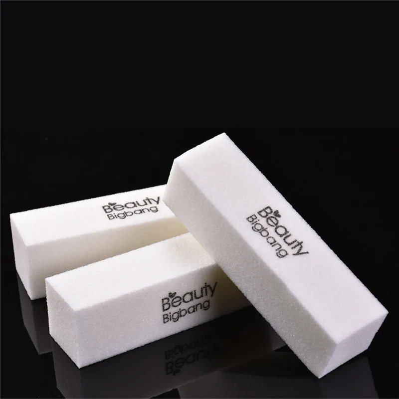 

BeautyBigBang 8PCS Sanding Sponge Nail File Buffer Block for UV Gel Nail Polish DIY Nail Art Manicure White Nail Buffers File