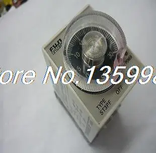 

220V AC Power Off Delay Timer Time Relay 0-3 Minute 3M ST3PF & Base