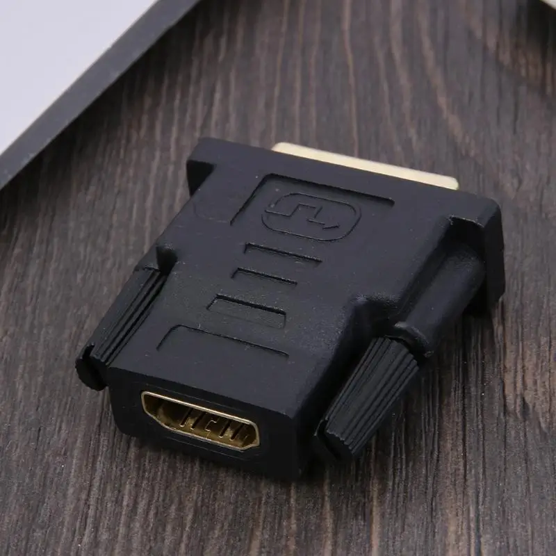 Alloyseed DVI HDMI адаптер позолоченный HDMI Женский к DVI 24+ 1Pin Мужской конвертер разъем для ПК HDTV монитор видео дисплей