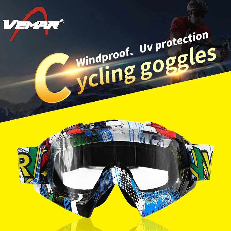 VEMAR GXT мотоциклетные Гоночные Очки Мотокросс внедорожный велосипед ATV Googles лыжные