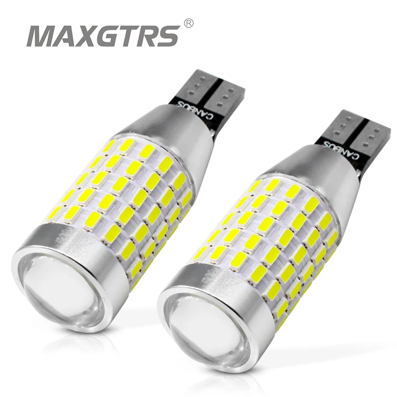 2x T15 T10 светодиодный W16W Canbus Светодиодная Лампочка 912 921 87 SMD 3014 чипсеты Автомобильная резервная копия парковка светильник лампы Error Free ксеноновый белый