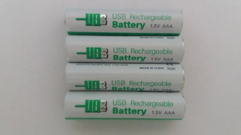 aaa 500mah usb rechargeable battery