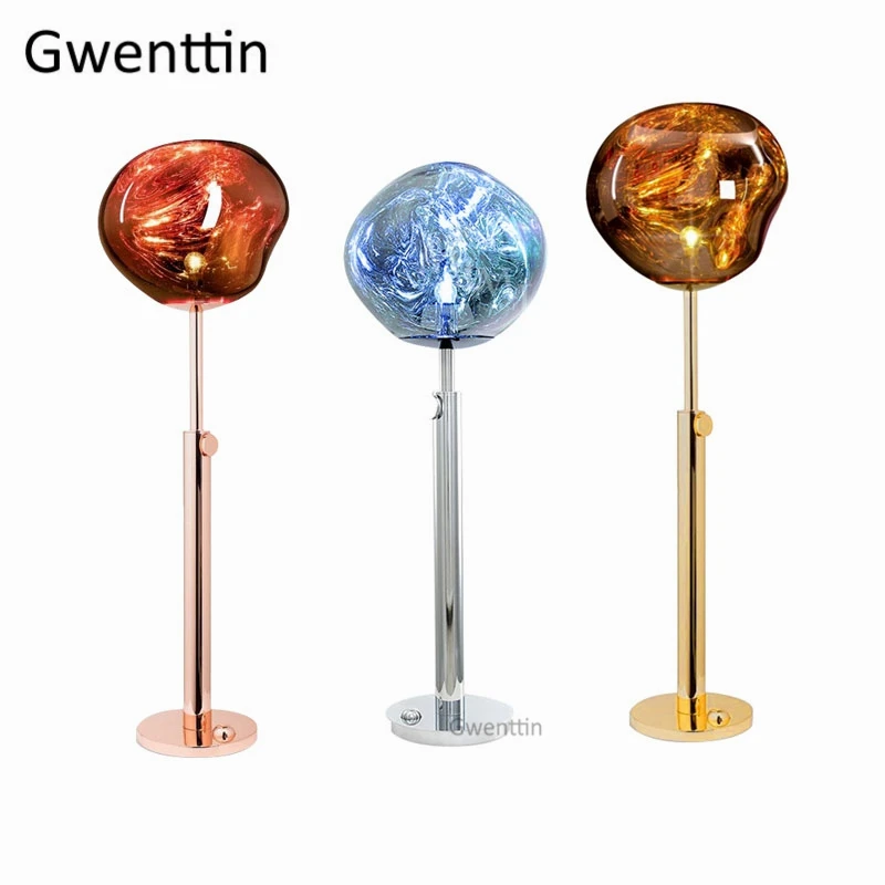 

Modern Tom Dixon Lava Floor Lamps Acrylic Led Standing Light for Living Room Bedroom Melt Stand Lamp Fixtures Home Loft Decor