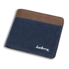 Модные мужские кошельки, парусиновые, сшитые, для колледжа, британский стиль, синий, серый цвет, повседневные, короткие, студенческий клатч, кошелек, держатель для карт, кошелек для денег