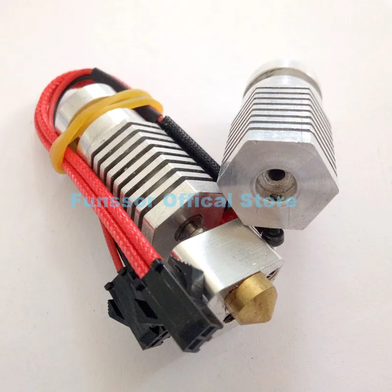 buy 1.75MM high temperature Hexagon AO 3D Printer All Metal Hotend 0.4MM nozzle For DIY Lulzbot 3 D printer