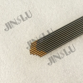 

Free shipping TIG Lanthanated tungsten electrode Golden head 2.0mm*150mm 2/25" 100PCS