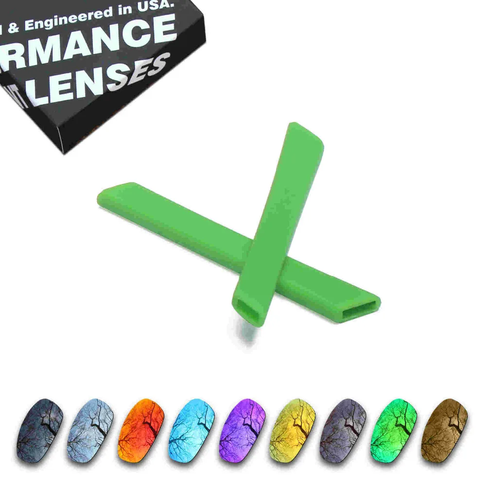 

ToughAsNails Resist Seawater Corrosion Polarized Replacement Lens&Green Ear Socks for Oakley Split Jacket - Multiple Options