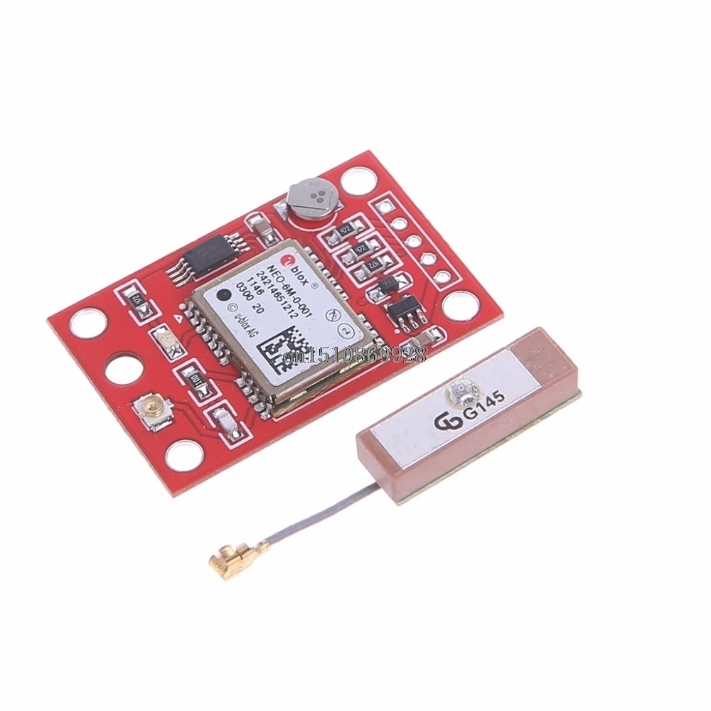 

GYNEO6MV2 GPS Module NEO-6M GY-NEO6MV2 Board with Antenna for Arduino