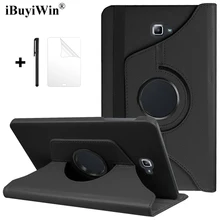 360 Вращающийся чехол с откидной крышкой из искусственной кожи чехол для samsung Galaxy Tab A 10,1 T580 T585 чехол A6 SM-T580 SM-T585 планшет принципиально Hoesje