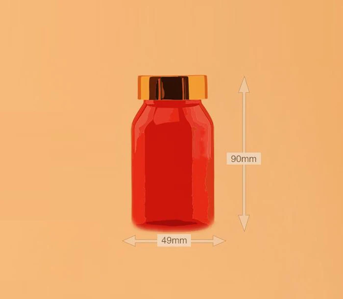 20 шт. 120 мл косой шеи ПЭТ пустые бутылки, медицинские склады ...