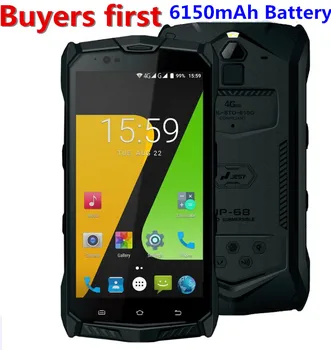 

JESY J9S IP68 Waterproof android 7.0 MTK6755 Octa Core 4G LTE mobile phone 4GB RAM 64GB ROM 5.5" NFC OTG PTT 6150mAh Smartphone