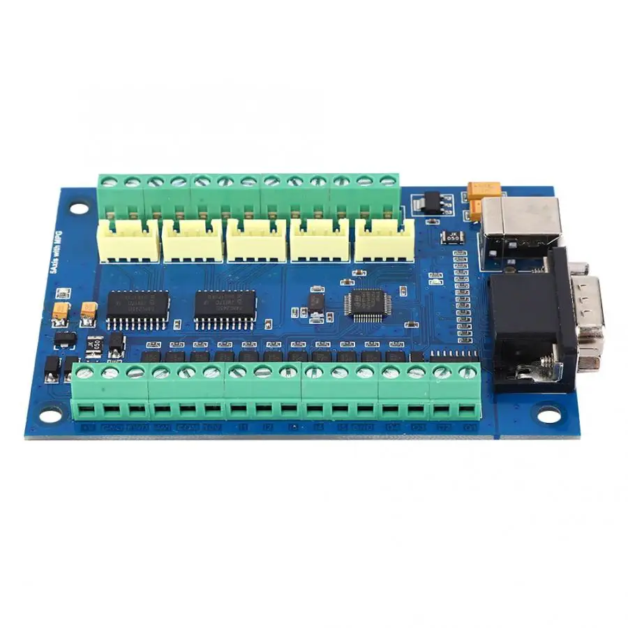 12 24V MACH3 USB 5 Ось 100 кГц контроллер движения плата для гравировки с ЧПУ|Драйвер