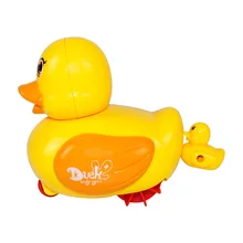 Интересные двойные утки дети подарок прекрасный милая желтая утка форма для ванной Заводной игрушки пластик стиль детские дети ветер