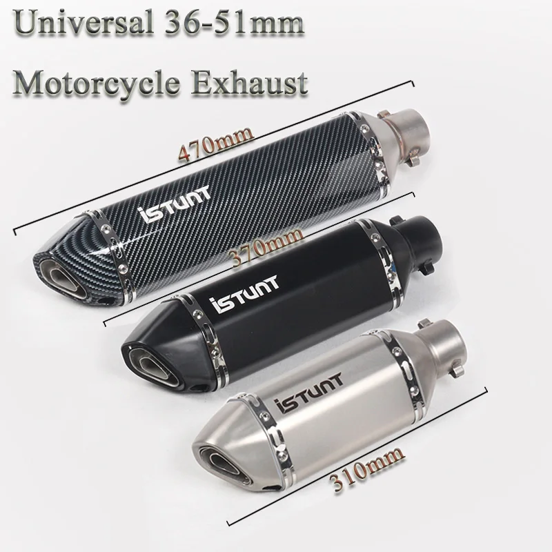 

Motorcycle Exhaust Pipe Escape Modified Universal Motorbike Laser Muffler DB Killer For R6 Ninja 250 ATV FZ6N CBR300 KTM 390 R3