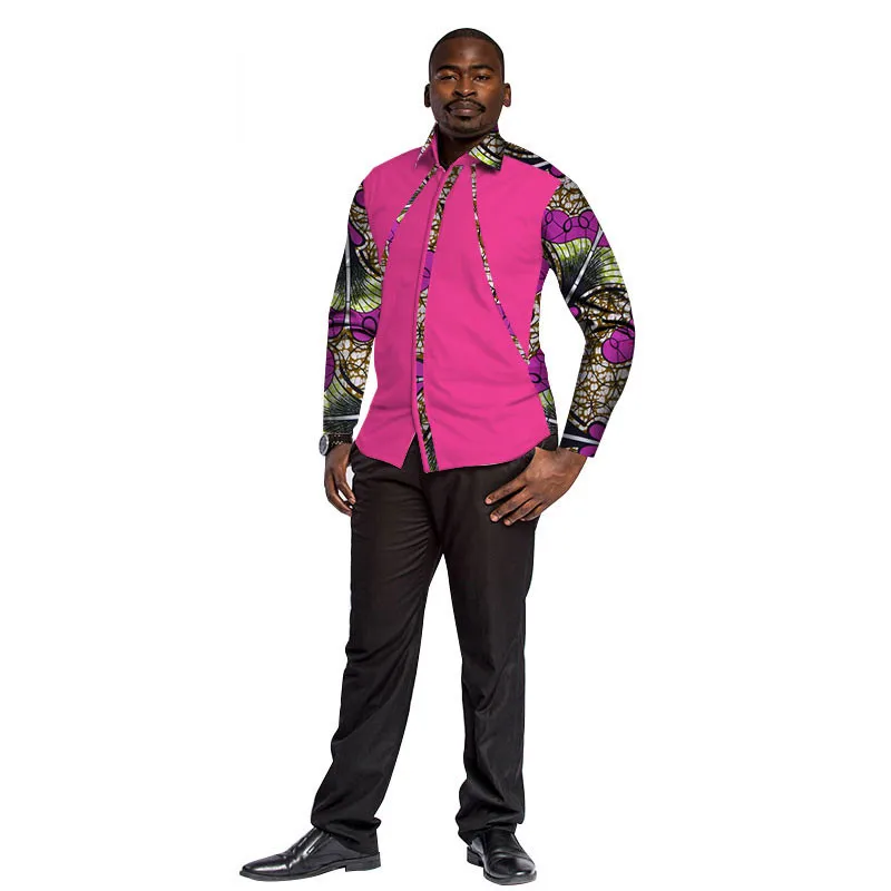 New-Bazin-Riche-Ankara-Top-Clothes-Dashiki-Mens-Shirts-Plus-Size-African-Design-Clothing-Patchwork-Print(12)