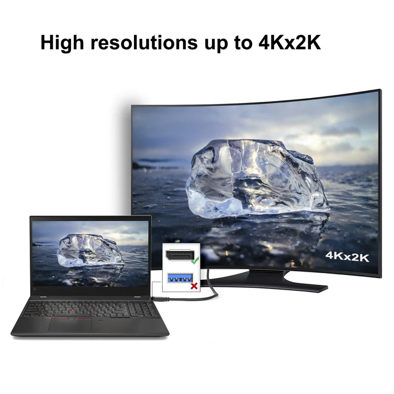 Кабель DisplayPort HDMI переходник DP штекер 4K x 2K и 3D аудио/видео преобразователь