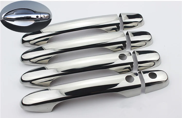 Per Honda Cr-V Crv 2012 2013 2014 2015 Nuovo Chrome Maniglia Di Portello Coperture Trim Con Due Smart Entry Bottoni Auto Accessori