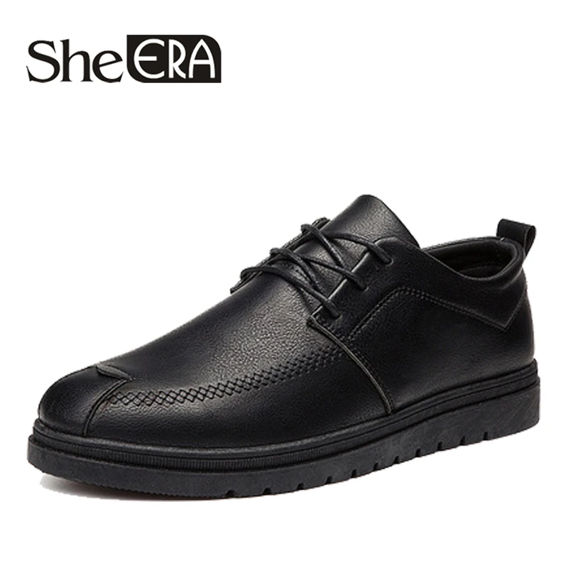 Brun Appartements En Cuir New Doux 2019 Robe red De Pu D'affaires Brand Hommes Confort Casual Black gray Chaussures Noir Mode Baisse 41x7xqwz