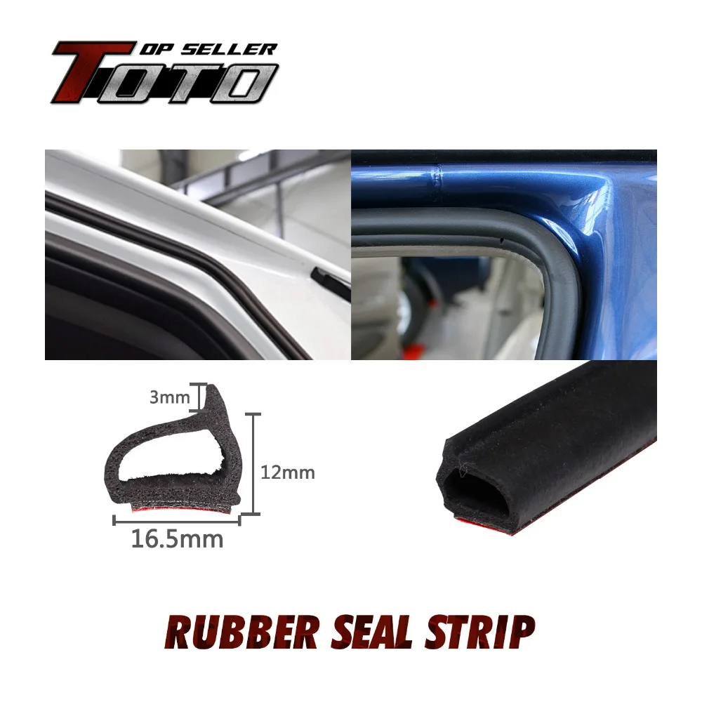 590" 1500cm X D Shape Edge Trim Black Rubber Interior Exterior Foam