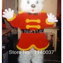 Маскоты плюшевый белый медведь Маскоты Костюм Индивидуальные взрослых Размеры медведь мультфильма Маскоты te костюм