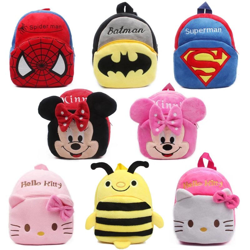 Cute cartoon baby plush backpack mini font b school b font font b bag b font