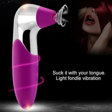 Sex Toys For Women Powerful USB Charge Oral Licking vibrador Tongue Vibrator Oral Sucking Nipple Clitoris Stimulator Stroker